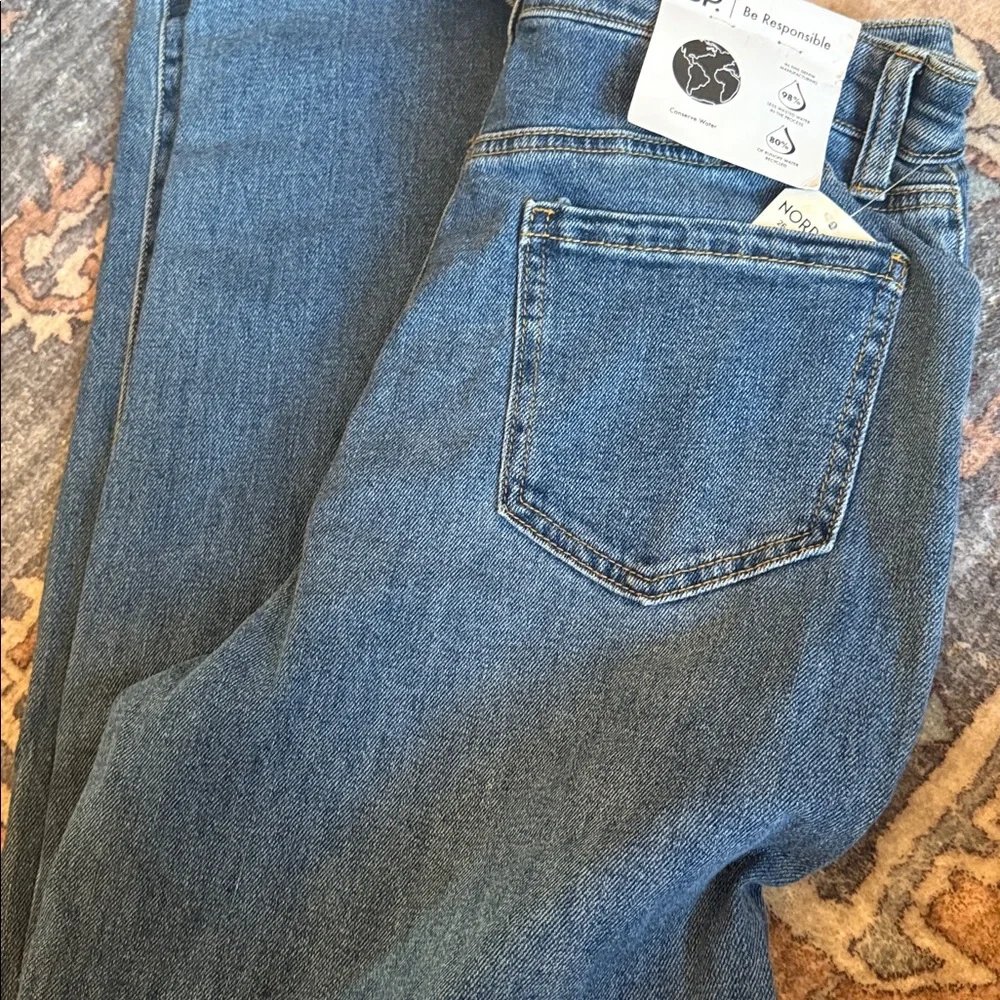 NEW NWT BP Wide Leg Jean size 26 medium wash